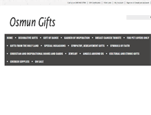 Tablet Screenshot of osmungifts.com